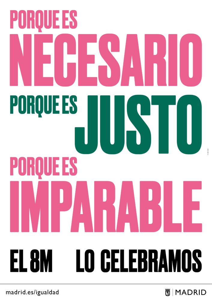 Campaña 8 marzo Ayuntamiento de Madrid