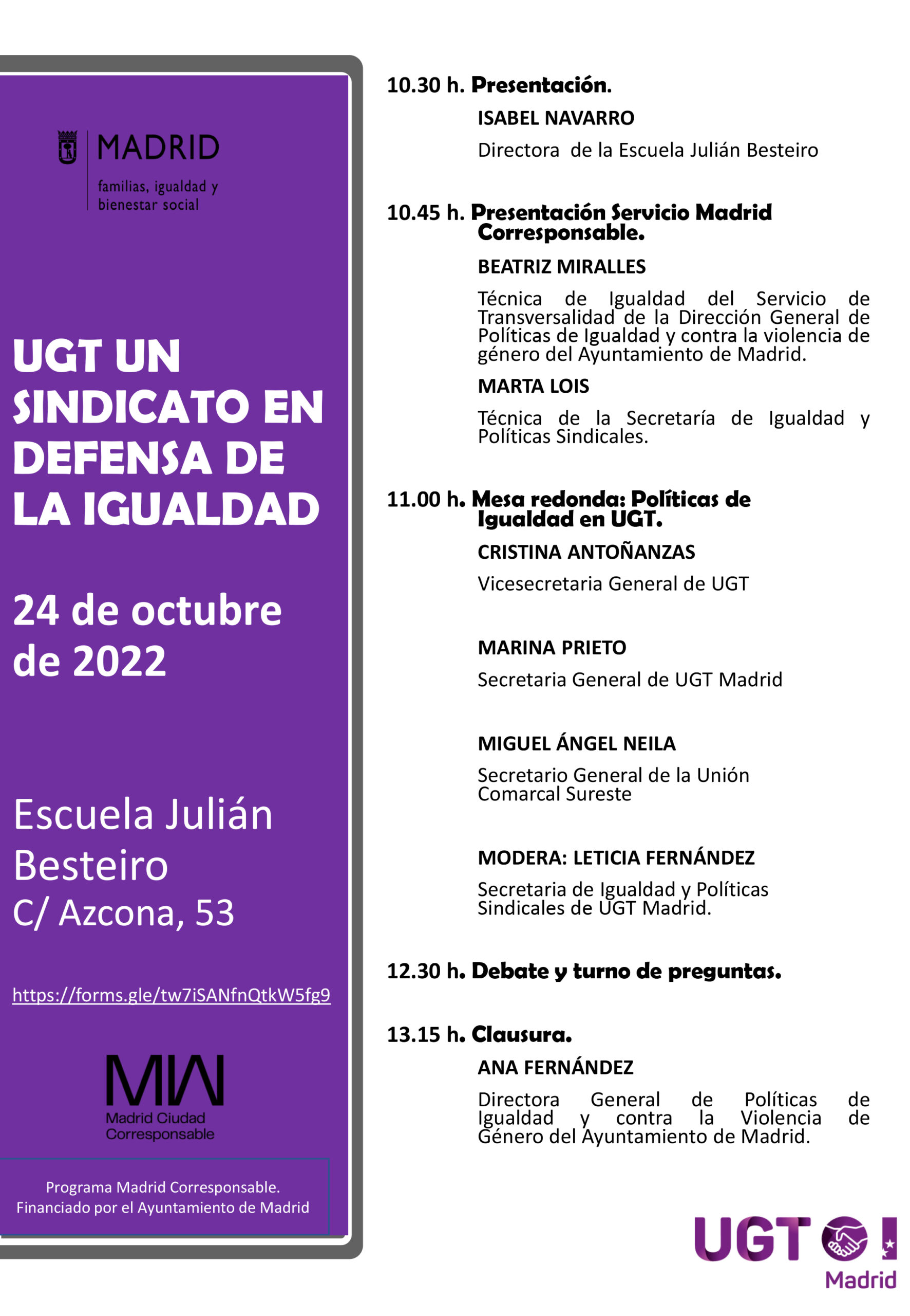 UGT un sindicato en defensa de la igualdad