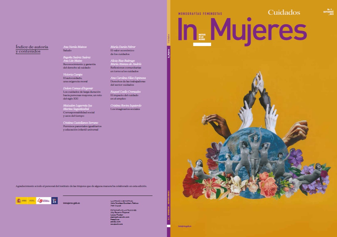 El Instituto de las Mujeres presenta el segundo número de su revista monográfica dedicado a los Cuidados